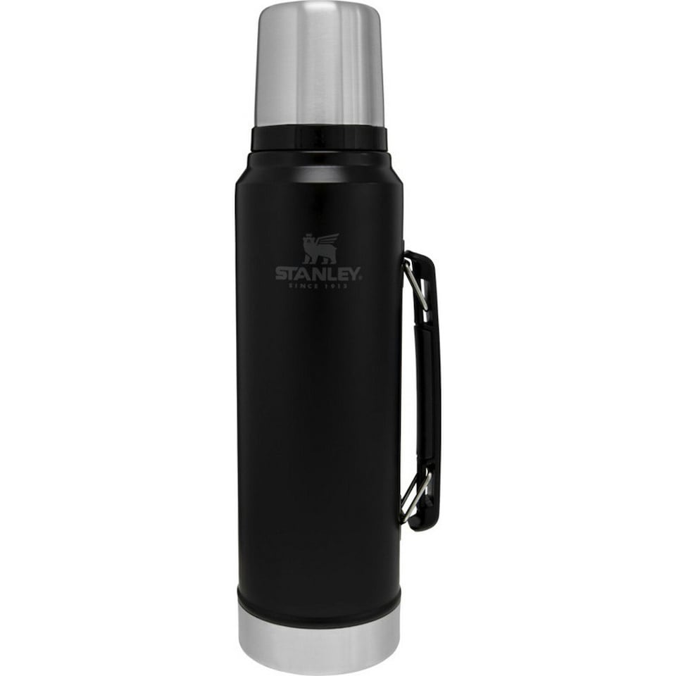 Stanley Classic 1000ml Bottle - Matt Black - One Size