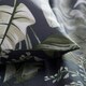 image 2 of Portfolio Home Olive Botanicals Floral Leaf Bedding Duvet Cover Set Green | Double