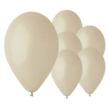 Latte Cream Biodegradable Latex Balloons 33cm / 13 in - Pack of 50