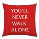 image 3 of Liverpool FC YNWA Crest Square Cushion - Red - One Size
