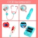 image 8 of Doctor Kit for Kids – 20-Piece Educational Medical Station Trolley Playset with Sounds & Accessories (Coral)