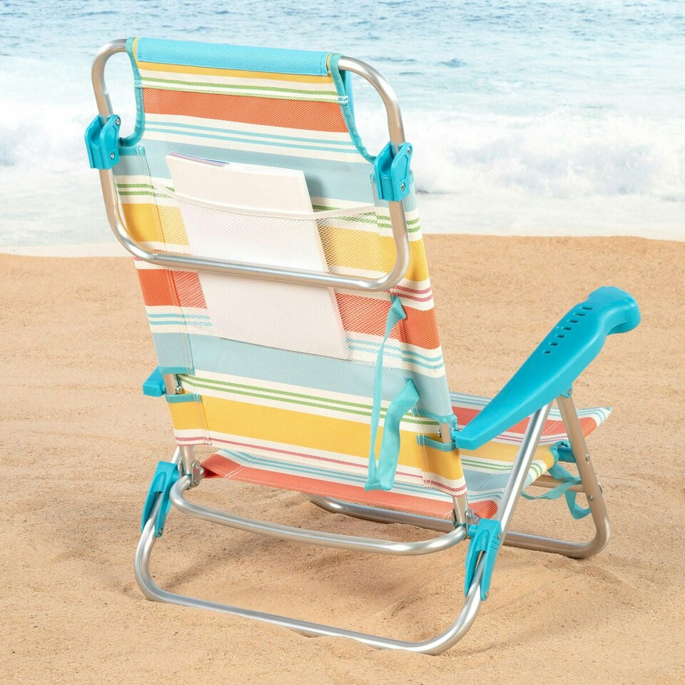 image 1 of Beach Chair Aktive Multicolour 48 x 90 x 60 cm (2 Units) N/A