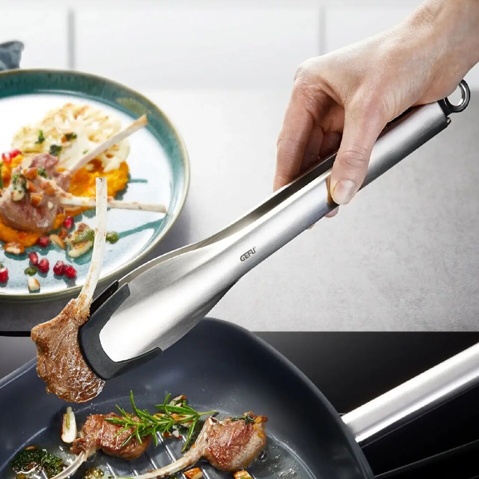 image 1 of GEFU CAPTO Non-Stick Heat-Resistant Kitchen Tongs