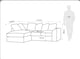image 2 of CHICAGO LEFT HAND FACING JUMBO CORD CORNER SOFA LOUNGE IN GRENN