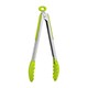 image 1 of Interiors by Premier Lime Green Silicone and Stainless Steel Tongs, Heat-Resistant Grip for Safe Cooking, Non-Stick Friendly