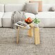 image 4 of COSTWAY Round Coffee Table Modern Table Sofa Center Table Black