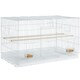 image 1 of Yaheetech 77.5 cm L x 46.5 cm W x 46 cm H Flight Cage w/ Slide-out Tray White