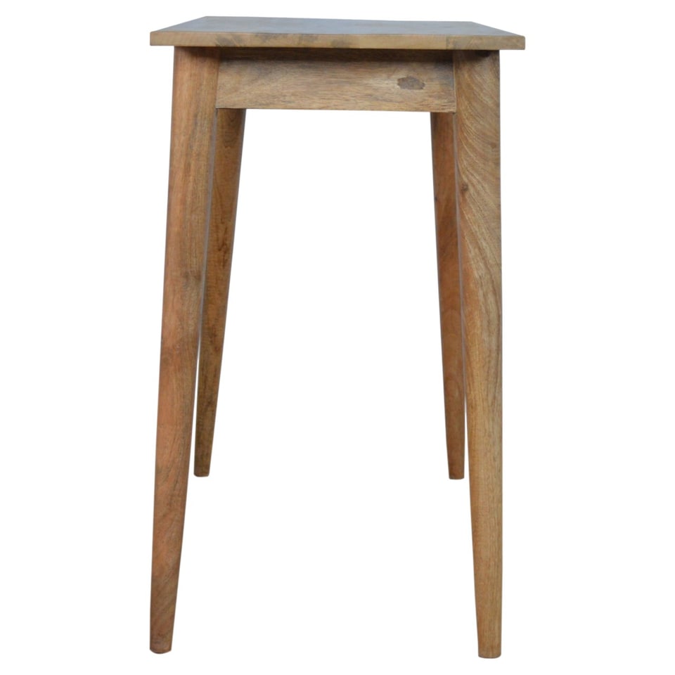 image 1 of Artisan Furniture Solid Wood 2 Drawer Nordic Writing Desk