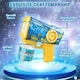image 4 of Bubble Gun for Kids - LED Light-Up Bubble Maker - 5000+ Bubbles per Minute - Outdoor Bubble Toy with Solution - Blue