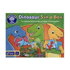 Orchard Toys Dinosaur 3 In A Box Childrens Activity Games