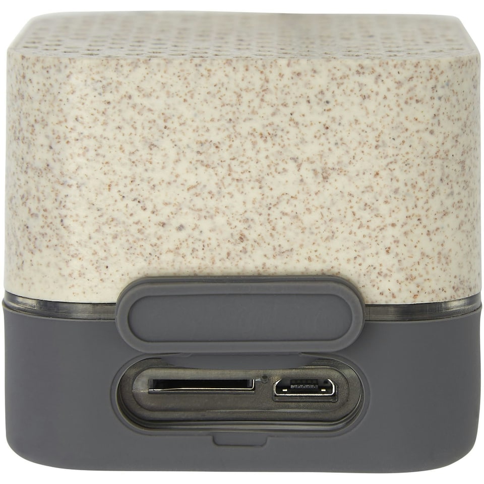image 1 of Avenue Aira Wheat Straw Bluetooth Speaker - Beige - One Size