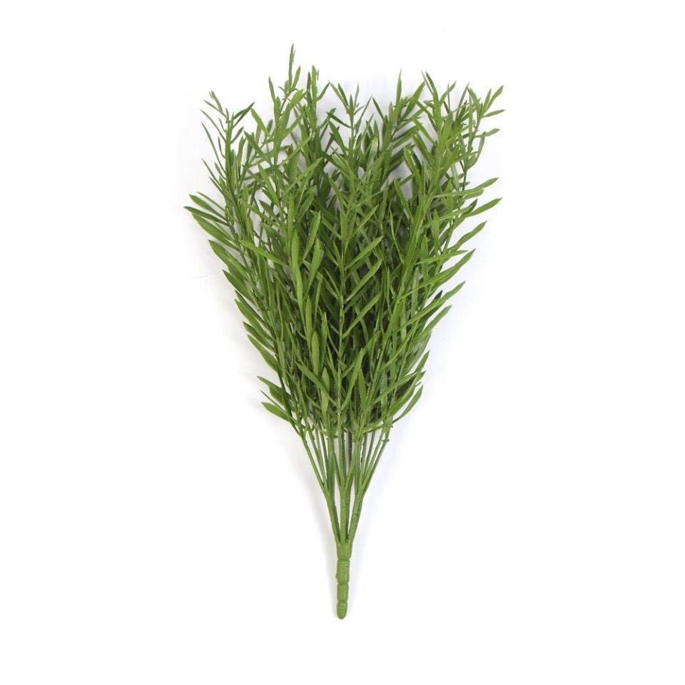 image 1 of 40cm Fire Resistant Artificial Foliage Grass Stem