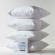 image 1 of Homescapes Waterproof Pillow Protectors - 60 x 60 cm - Pack of 4 White