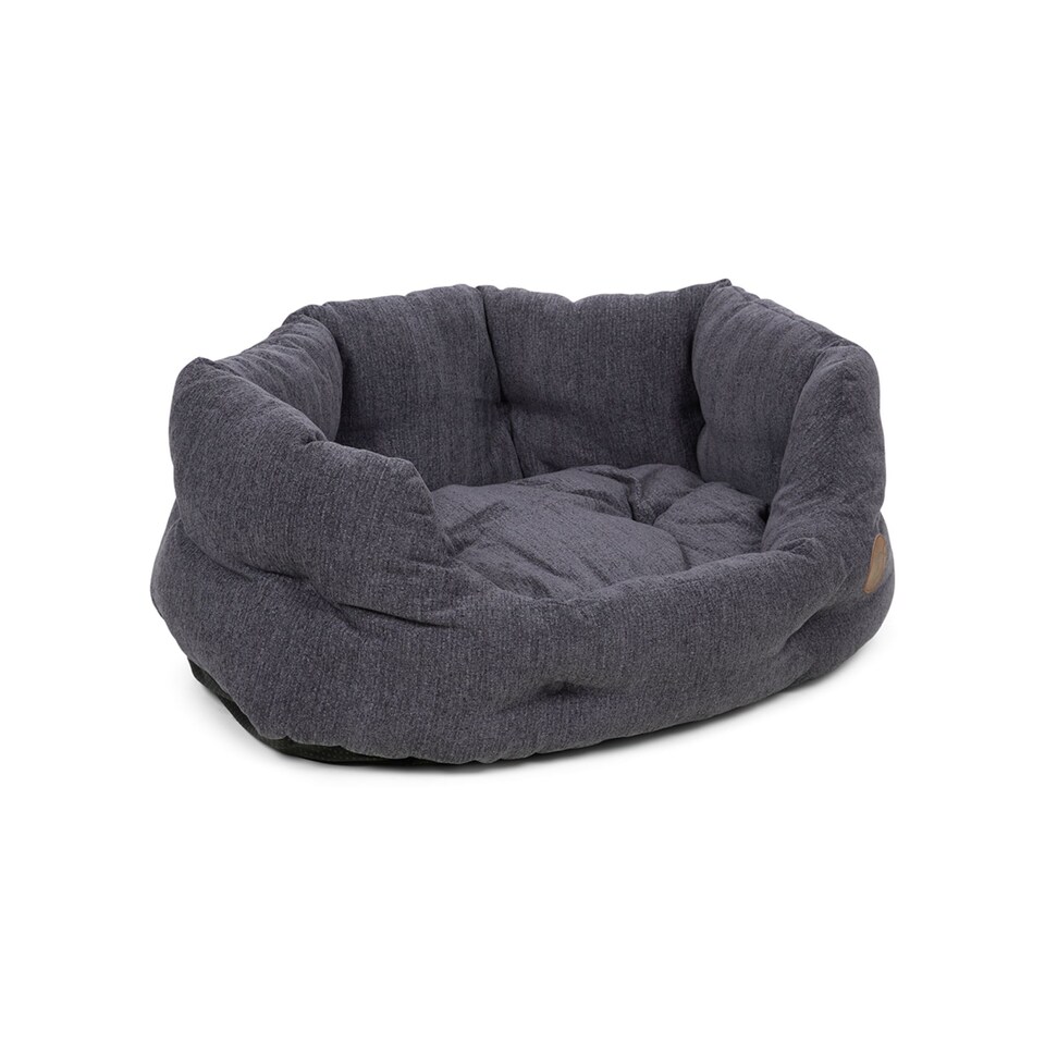 image 1 of PETFACE SLATE GREY HIGH OVAL PET BED - LRG
