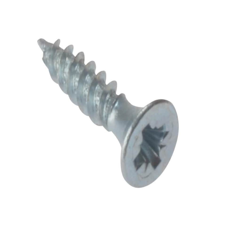 image 1 of Forgefix General Purpose Screws, Pozi, Csk, Zp - Multi Colour - 3 x 12