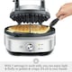 image 3 of Sage The No-Mess Waffle Maker, With Non-Stick Surface, No Mess Moat & Browning Control - Brushed Stainless Steel