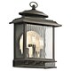 image 1 of Pettiford 3 Light Outdoor Large Wall Lantern Light Olde Bronze, E14