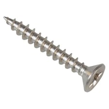 Forgefix Multi-purpose Screws, Pozi, Csk, Stainless Steel - Multi Colour - 3.5 x 25mm