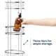 image 4 of 3 Tier Floor Standing Oval Chrome Bathroom Caddy