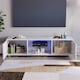 image 7 of Vida Designs Cosmo 2 Door LED TV Unit Entertainment Stand, 140cm, White | White | 1