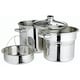 image 2 of KitchenCraft Pasta Pot Silver Stainless Steel