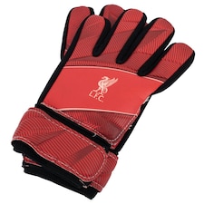 Liverpool FC Childrens/Kids Fuse Goalkeeper Gloves - Red/Black/White - One Size Red | One Size