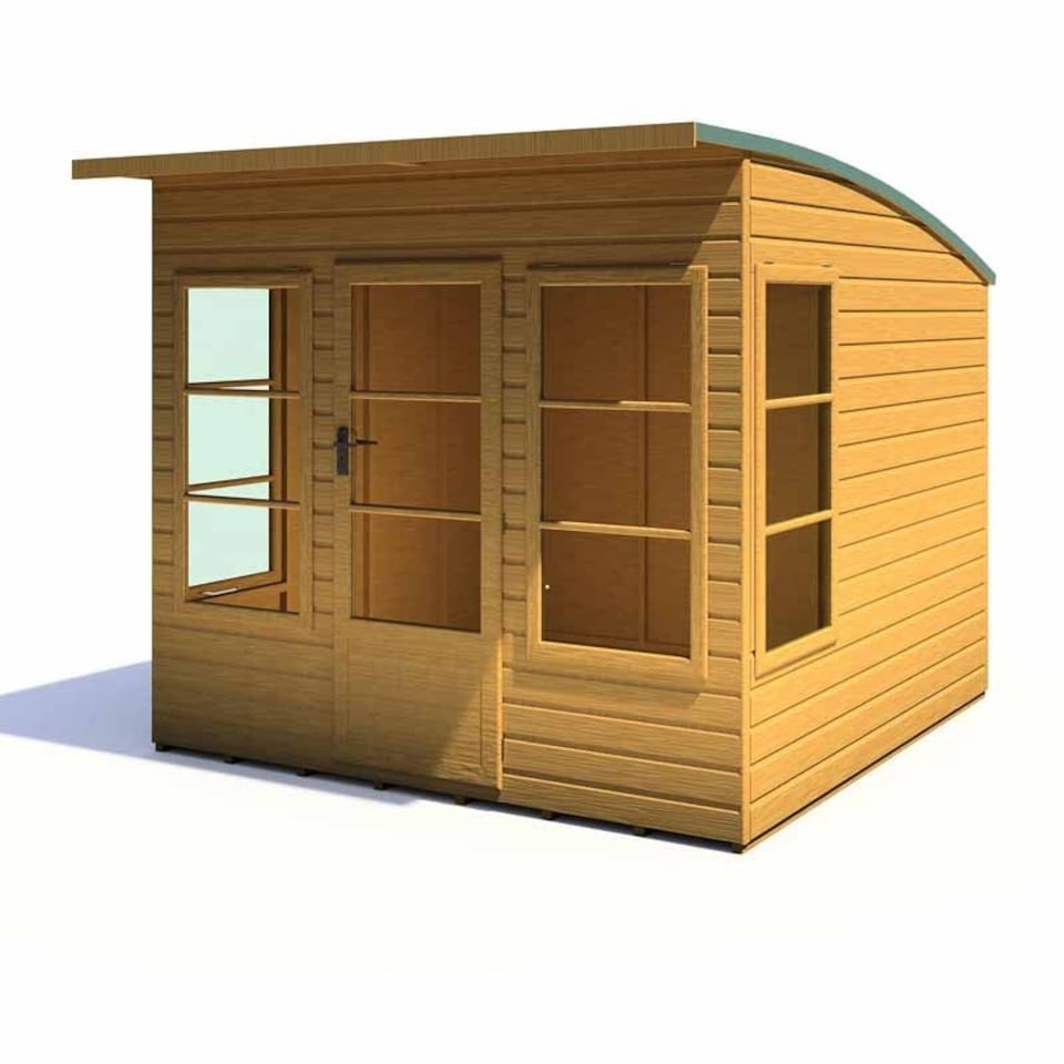 image 1 of Orchid 8 x 8 Feet Summerhouse - L244.6 x W283.3 x H215.9 cm Brown