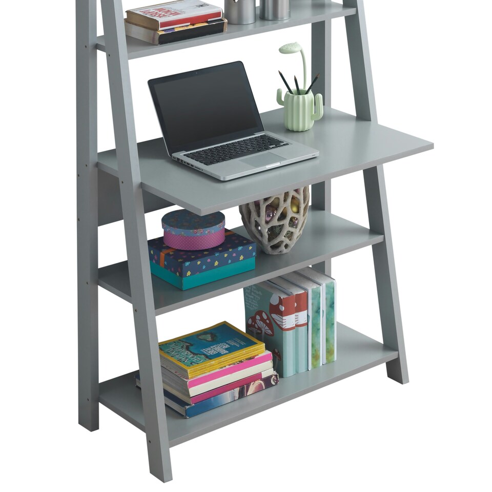 image 1 of Ladder Bookcase Desk