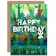 image 1 of Cute Amazon Jungle Animals Age 7 Year Old Child Kids 7th Birthday Card