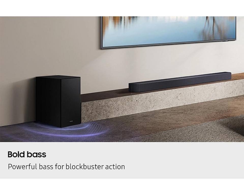 image 1 of Samsung HW-Q600F/XU Q-Series Q600F 3.1.2ch Soundbar with Subwoofer