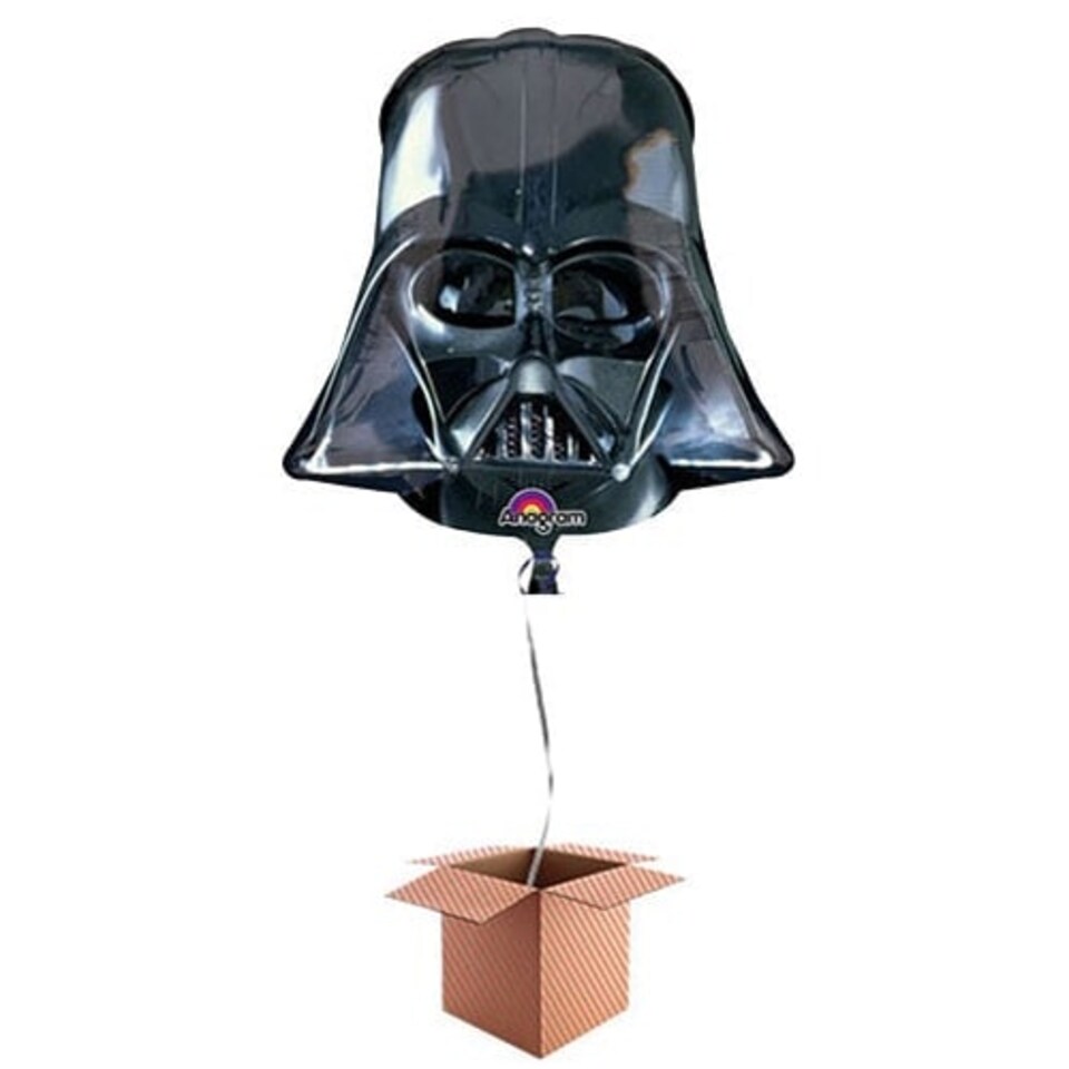 Star Wars Darth Vader Helium Foil Giant Balloon - Inflated Balloon in a Box