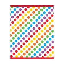 Rainbow Dots Plastic Loot Bags - Pack of 8