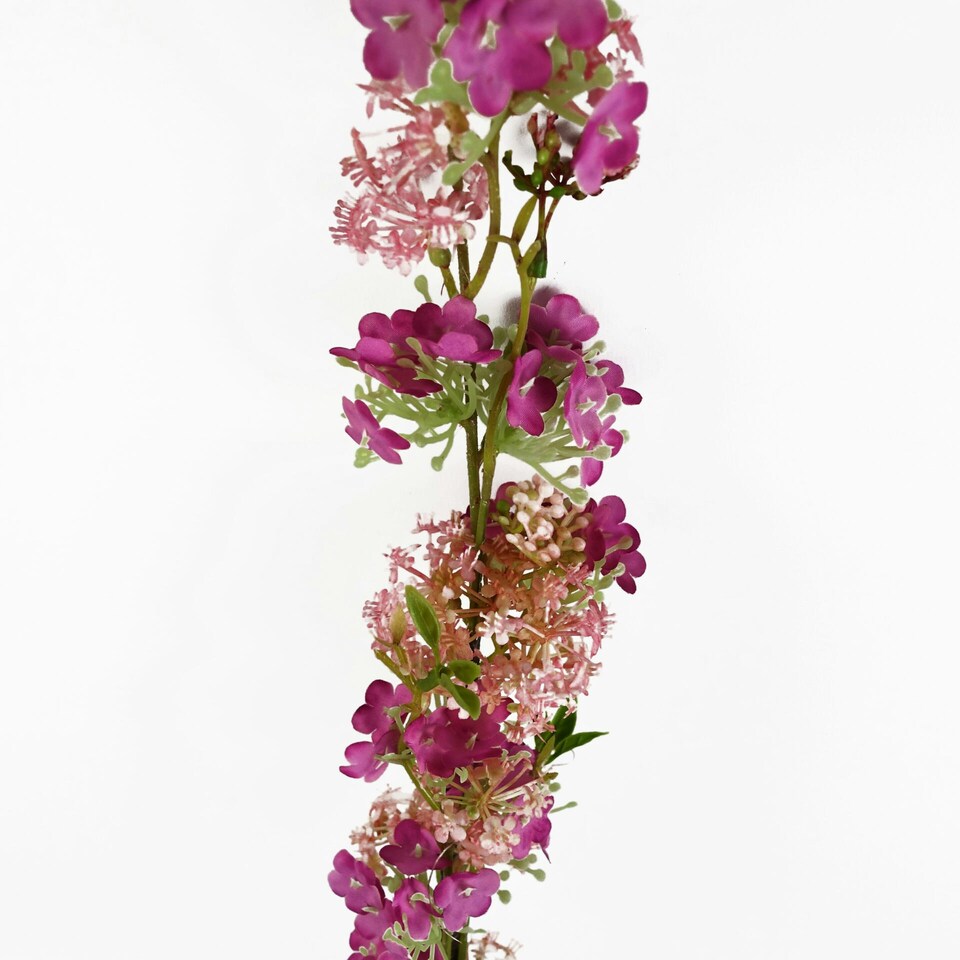 image 1 of 100cm Pink Blossom Spray Stem