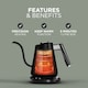 image 4 of DMD Electric Gooseneck Kettle Digital Display, 8mm Spout, 40-100°C Temp Control