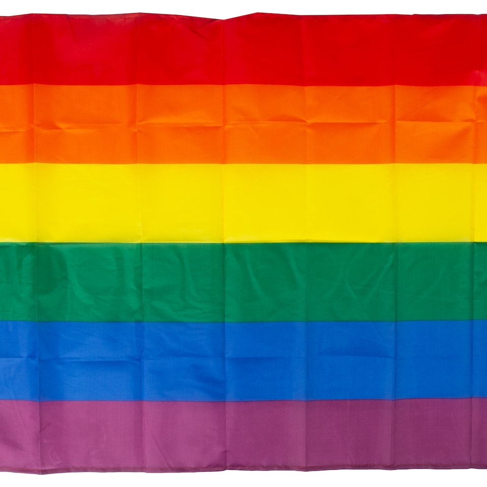 image 1 of PMS Medium Rainbow Pride Flag 33" x 23"