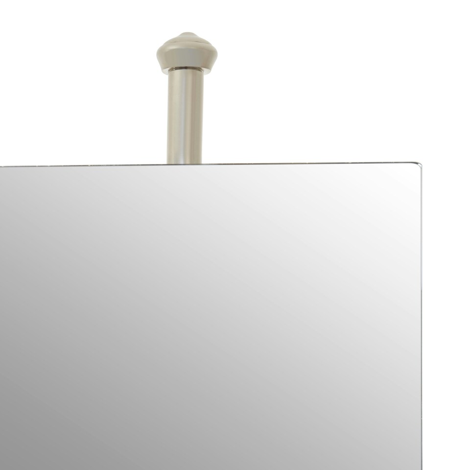 image 1 of Interiors By Premier Elegant Design Rectangular Mirror, Mid Century Hallway Mirror, Modern Mirror, Reflective Surface Mirror Silver
