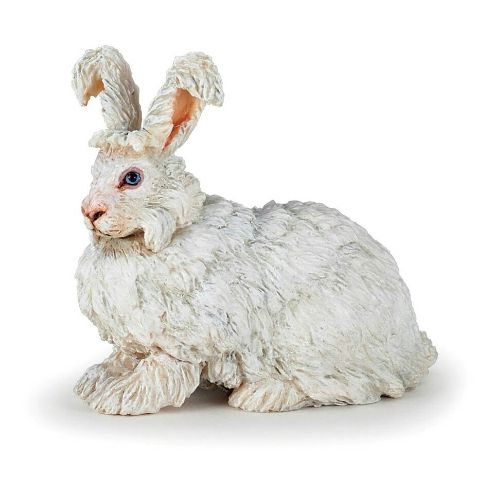 image 1 of PAPO Farmyard Friends Angora Rabbit Toy Figure