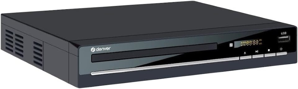 image 1 of Denver DVH-7787 - Compact DVD Player, Multi Region/All Region, Full HD 1080p Upscaling, HDMI, Scart & Composite Video Connections, USB Port & Remote
