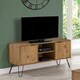 image 5 of Augusta Pine, 2 Door Flat Screen Tv Unit Brown