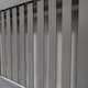 image 4 of Stylish MDF Grey Vertical Design Radiator Cover - Large