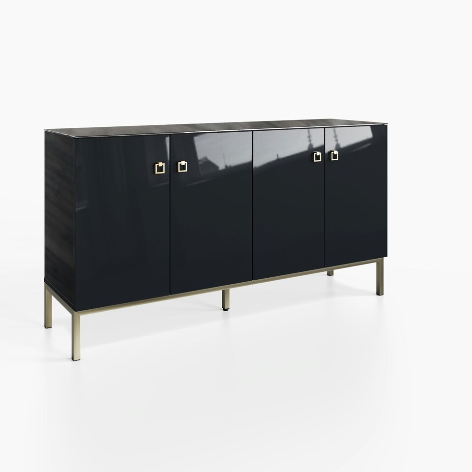 image 1 of Frank Olsen Lyra Sideboard Black | Midnight Onyx