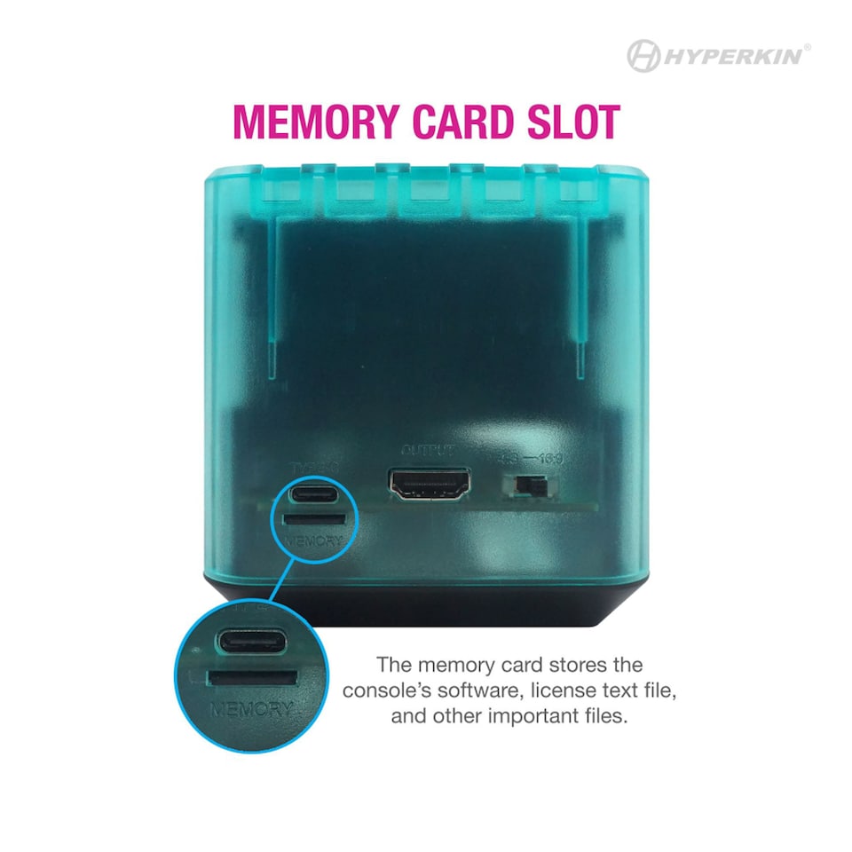 image 1 of Hyperkin RetroN Sq HD Gaming Console for Game Boy - Game Boy Color - Game Boy Advance | Blue