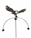 image 2 of Owl Wind Rocker Double Bare Metal/Ready to Rust - Steel - W54 x H148.5 cm