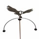 image 2 of Owl Wind Rocker Double Bare Metal/Ready to Rust - Steel - W54 x H148.5 cm