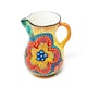 image 1 of Verano Spanish Ceramics Classic Spanish Large Jug - 2L Red/Yellow Flower