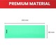 image 4 of Pack of 8 Light Green 210x80mm Dyslexia Overlay Reading Strips  - PET Material, Rounded Corners | Green | Light Green