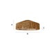 image 6 of ValueLights Elcano Woven Rope Ceiling Pendant Light Shade Brown