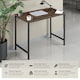 image 2 of Desk Jenkins - computer, writing, study table | Brown | Industrial wood dark, rustic | 50 x 80 x 75,50 cm | 1