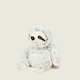 image 3 of Warmies Marshmallow Sloth Plush Junior Size, Microwavable Plush with French Lavender Scent, Fully Heatable Cuddly Sloth Toy for Anxiety and Pain Relief