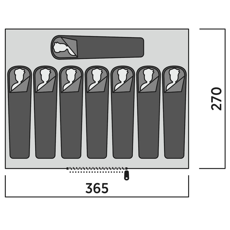 image 1 of Easy Camp Orsa Cabin Pyramid Tent